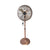 Damen Retro-Standventilator mit verstellbarem Neigungswinkel und autarkem Lüftungssystem Brehn