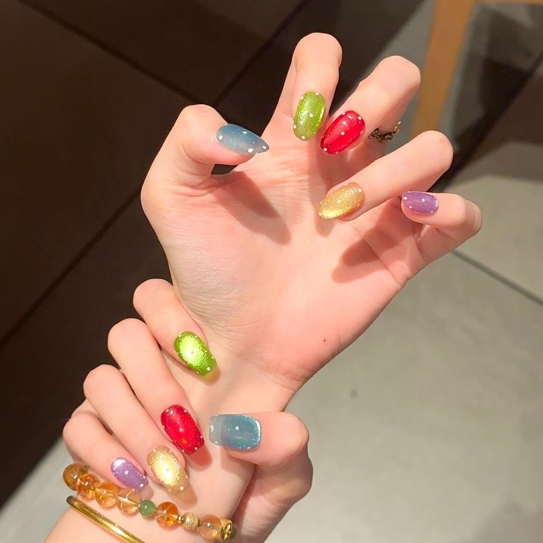 Künstlerisches Ombre Glitter Nagelkunst Set Brehn