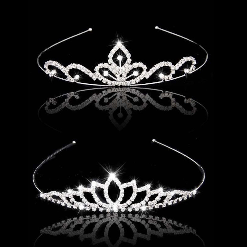 Damen Kristallverzierte Tiara Brehn