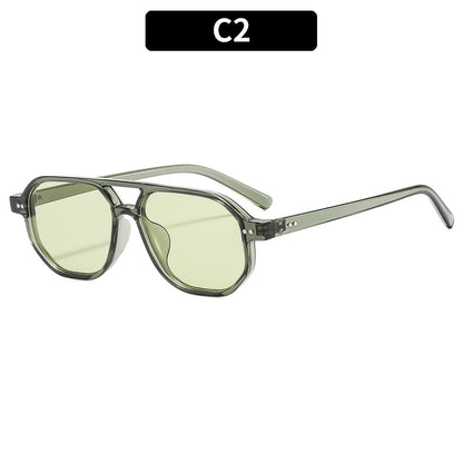 Moderne achteckige Sonnenbrille
