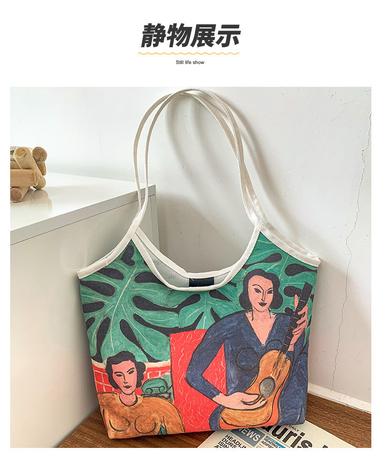 Künstlerische Drucktasche