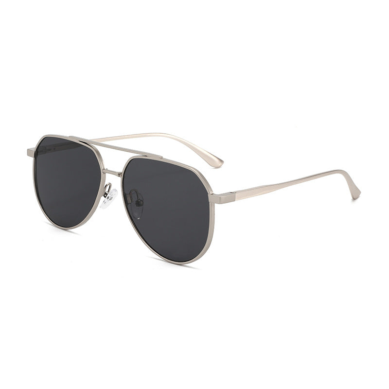 Herren Geometrische Metallrahmen Sonnenbrille Brehn