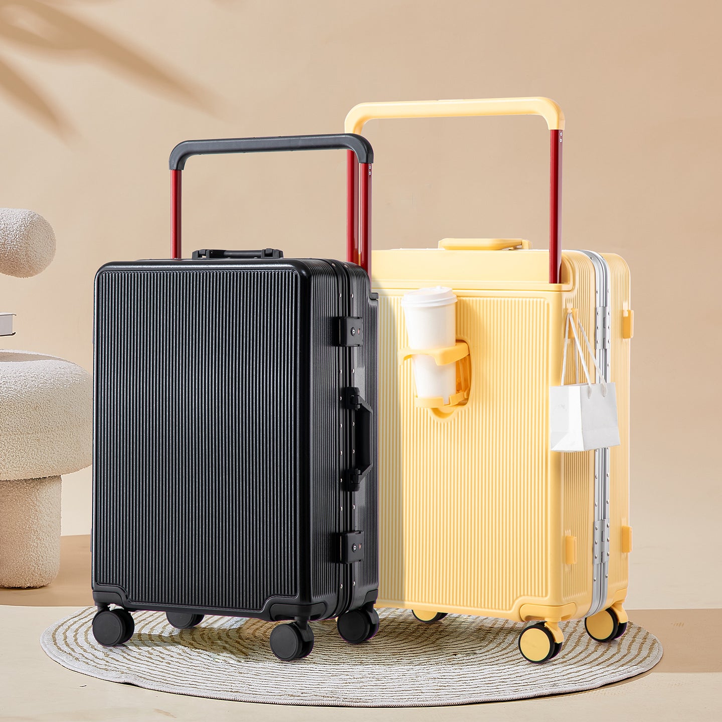 Kompakte Reise Rollkoffer Brehn