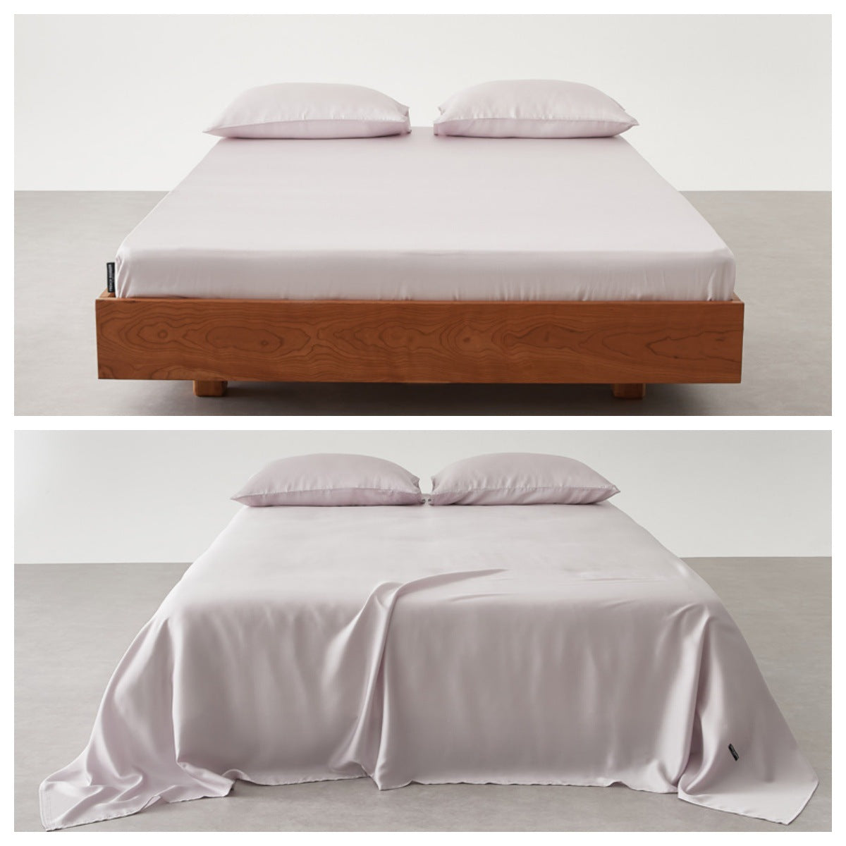Premium Satin Bettlaken Set