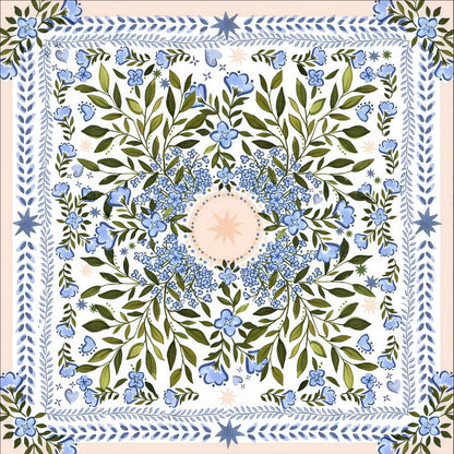 Dekorative geometrische Druckbereichsmatte