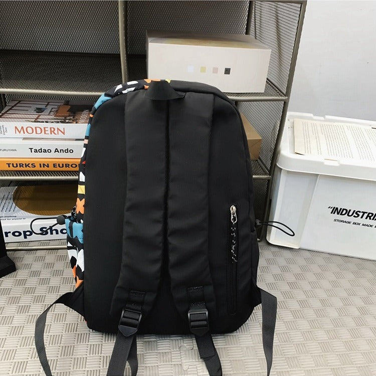 Grafikdruck-Rucksack Brehn
