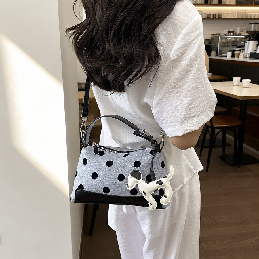 Polka Dot Dekorative Mini-Handtasche