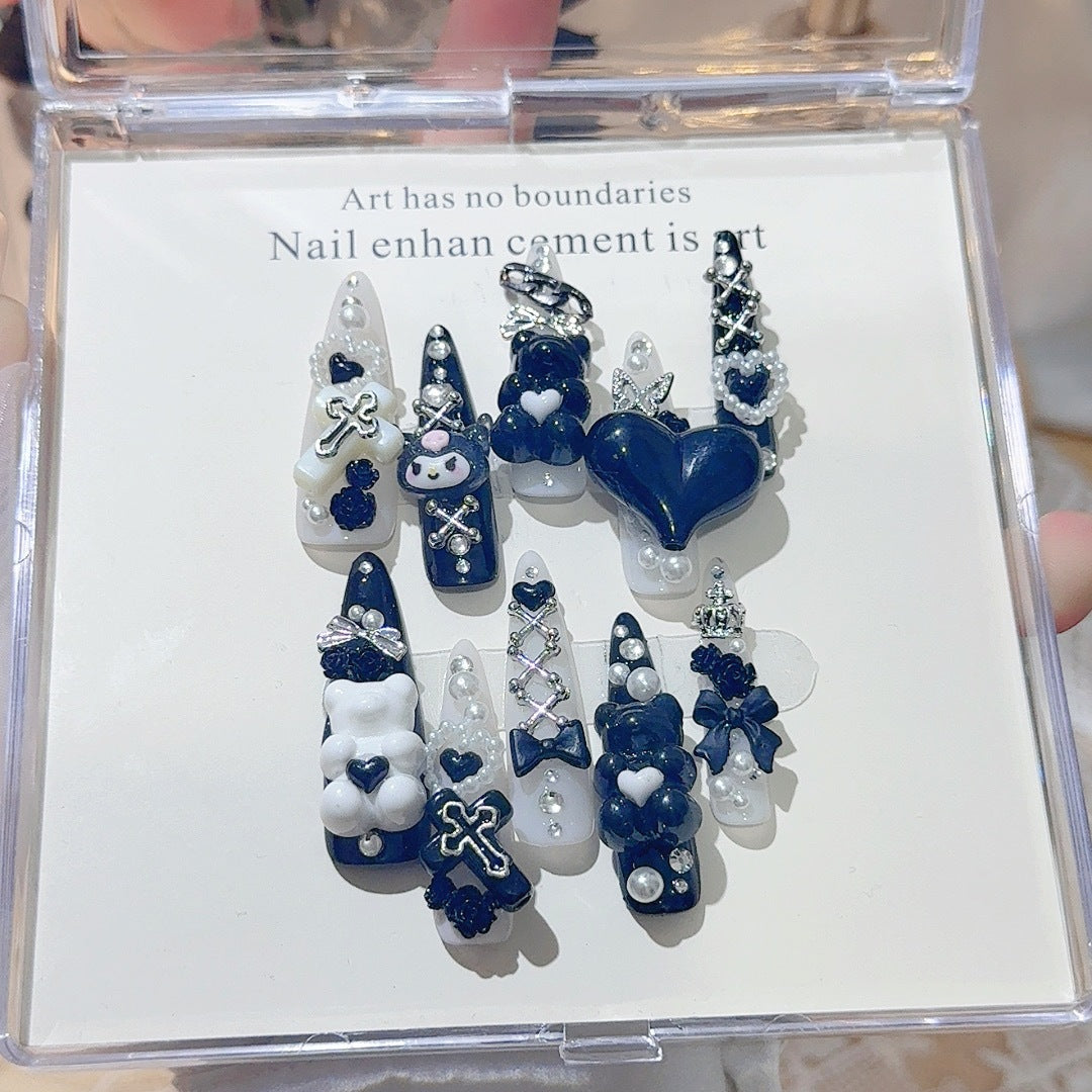 Kreatives 3D-Themen-Nagelset