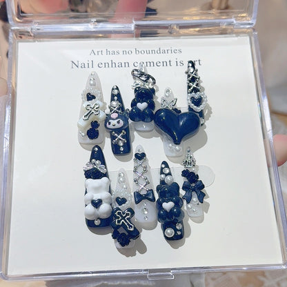 Kreatives 3D-Themen-Nagelset