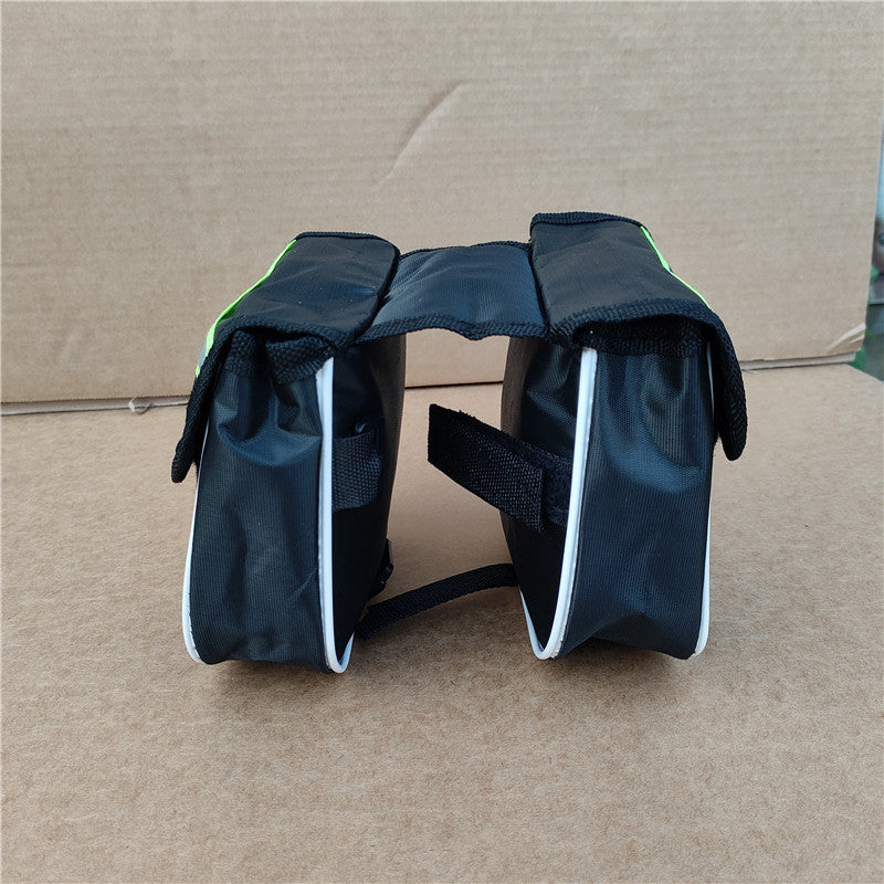 doppeltes Fahrradsattel-Packtasche mit reflektierendem Streifen wasserabweisendes Oxford-Gewebe Brehn