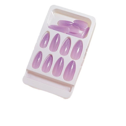Glänzendes Ombre Stiletto Press-On-Nagel-Set Brehn