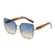 Damen Oversized Sonnenbrille mit Gradientenschutz Brehn