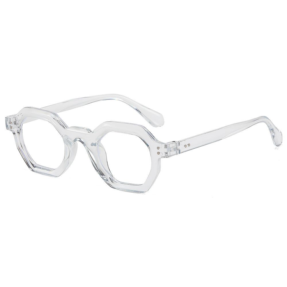 Damen oktagonale Sonnenbrille mit modischem Muster und UV-Schutz Brehn