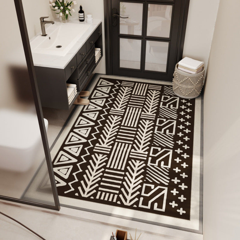 Tribal-Muster-Badezimmermatte Brehn
