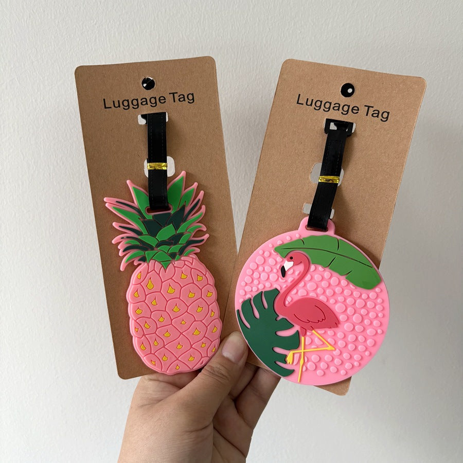 Ananas-Themen Silikon Gepäckanhänger Brehn