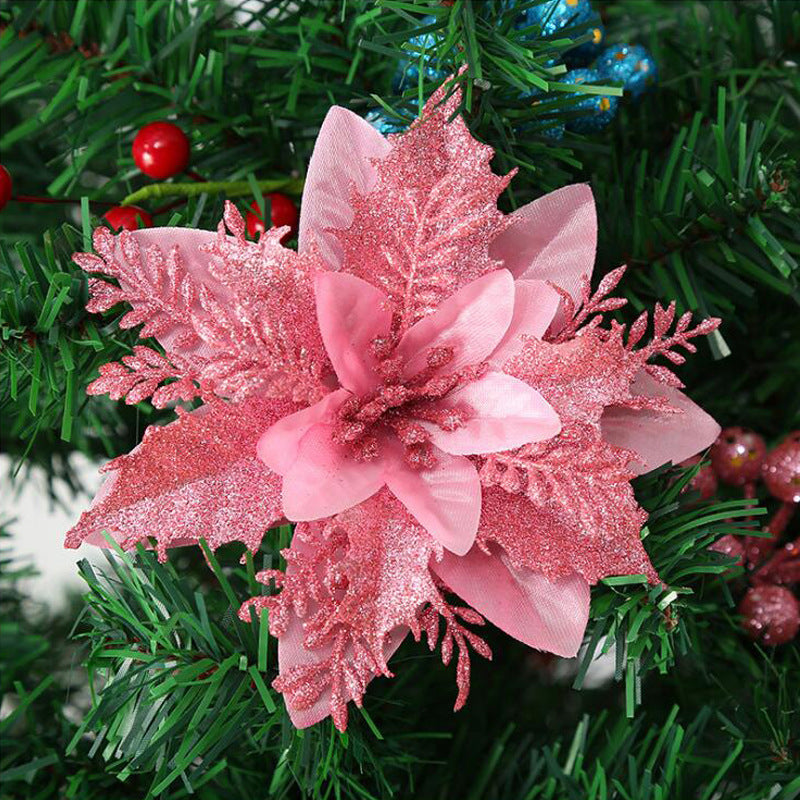 Dekorative Glitzernde Blumenbrosche Brehn