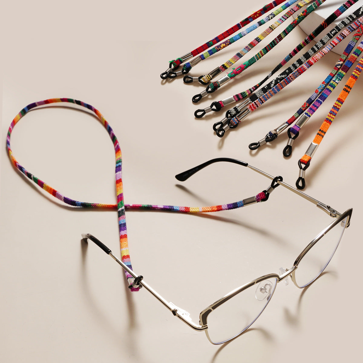 Vibrant gemusterte Brillenhalterung Strap Brehn