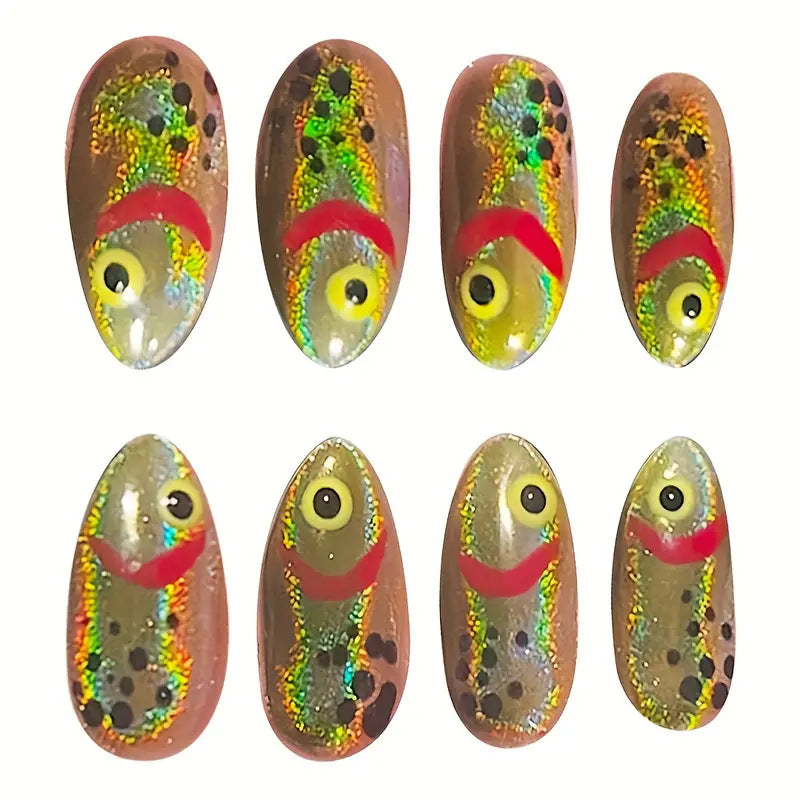 Kreatives Fische-Themen Nagelkunst Set Brehn