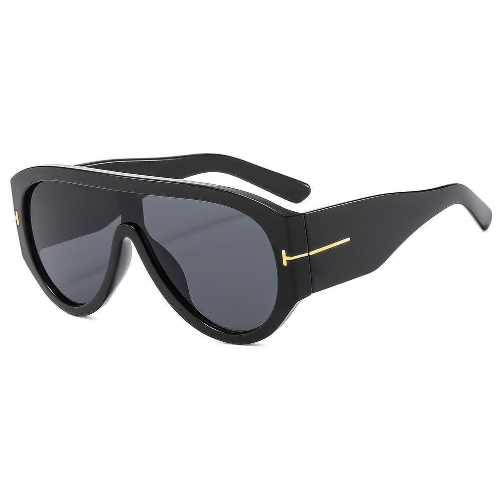 Bold Shield Sonnenbrille mit Statement-Design Brehn