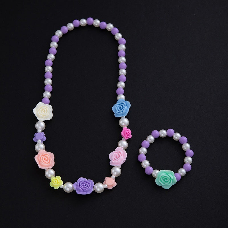 Schmuck-Set mit Blumenmotiven Brehn