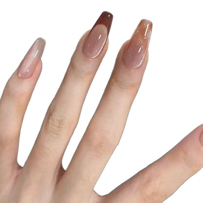 Gradient Press-On Nail Extensions