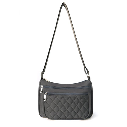 Schultertasche mit Weichem, Gestepptem Design Brehn