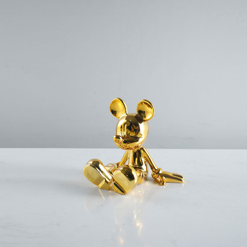 Künstlerische Chromfigurine