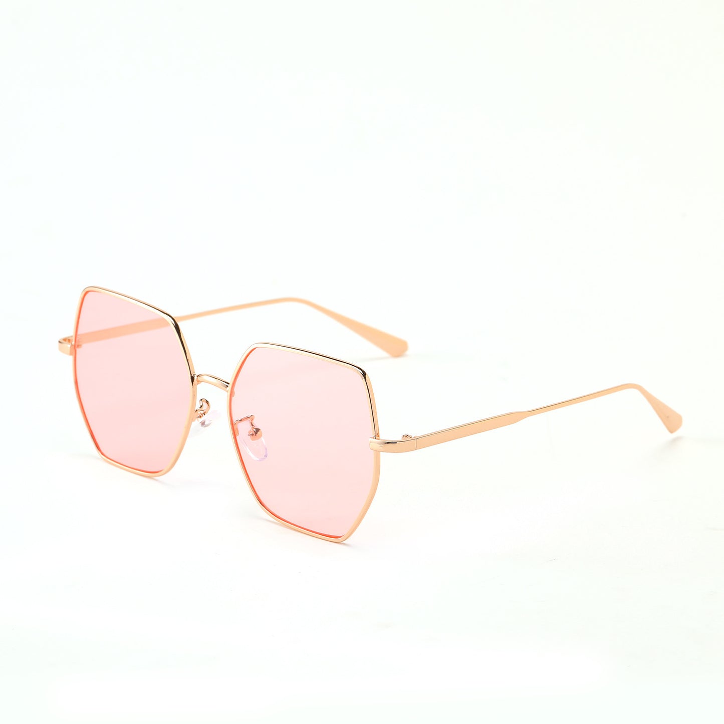 Damen modische hexagonale Sonnenbrille mit UV-Schutz Brehn