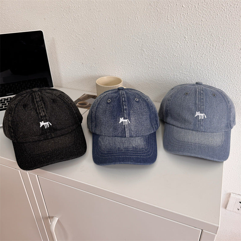 Herren Freizeit Grafik Denim Baseballmütze Brehn