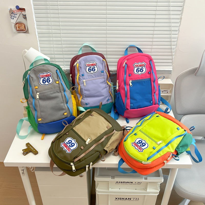 Bunte Patchwork-Rucksack Brehn