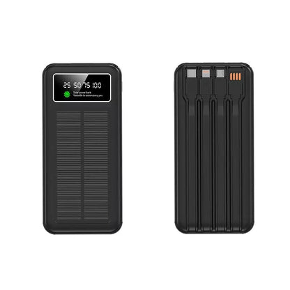 Solar Powerbank mit Digitaler Energieanzeige Brehn