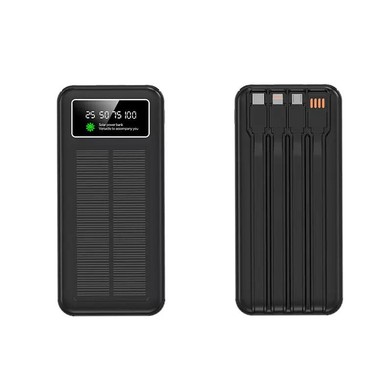 Solar Powerbank mit Integrierter Digitalanzeige Brehn