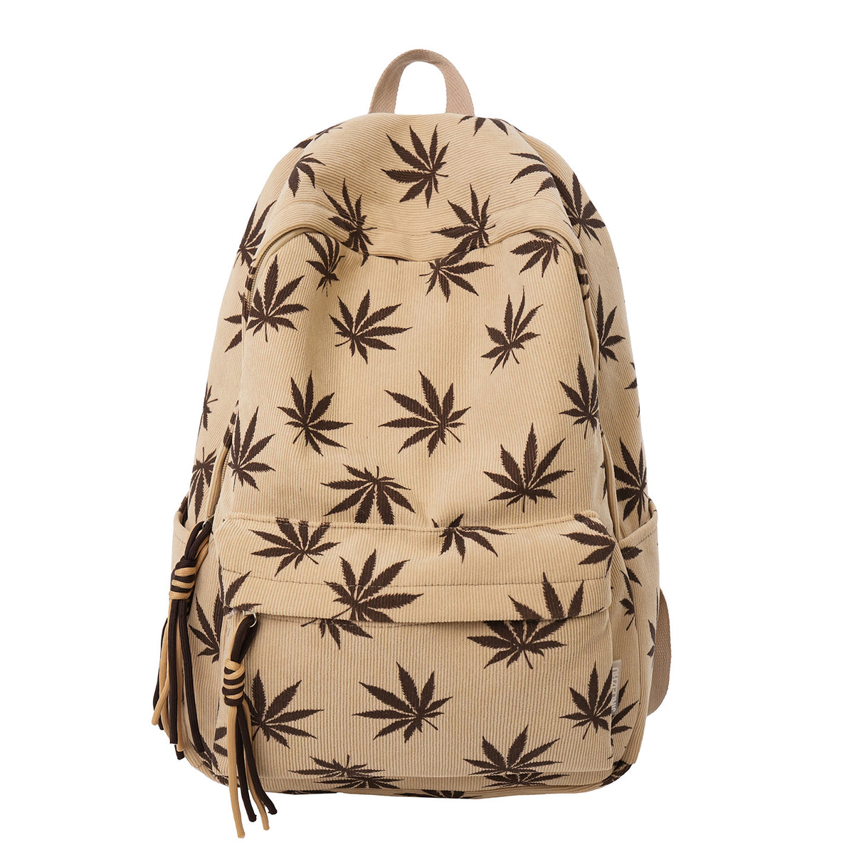 Stylische Blattmuster-Rucksack Brehn