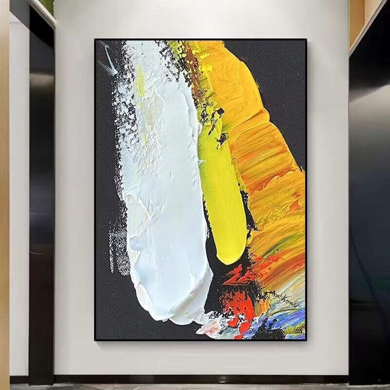 Abstract Texturiertes Leinwandkunstdruck