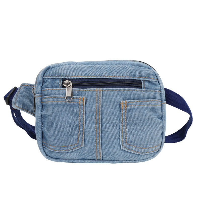 Komfortable Denim Umhängetasche Brehn