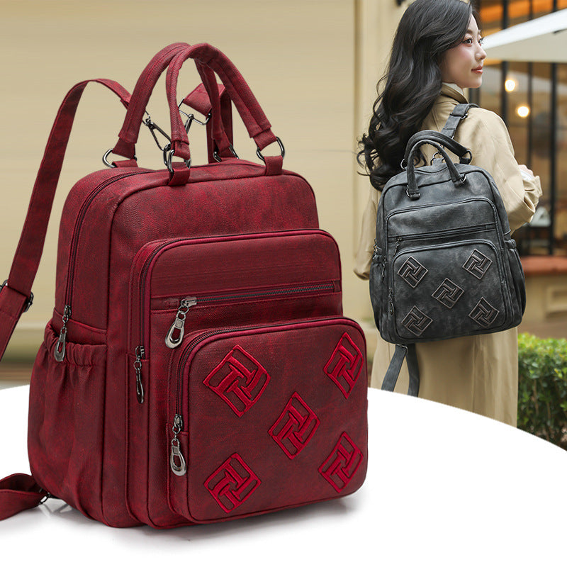 Trendiger Mehrfach-Fach-Rucksack Brehn