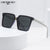 Damen quadratische Sonnenbrille mit elegantem Verlauf Brehn