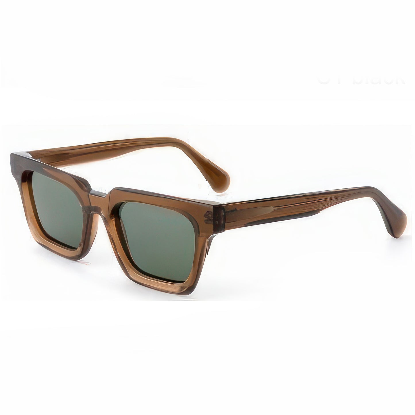 Damen stylische Sonnenbrille im modernen Design mit robustem, transparenten Rahmen Brehn