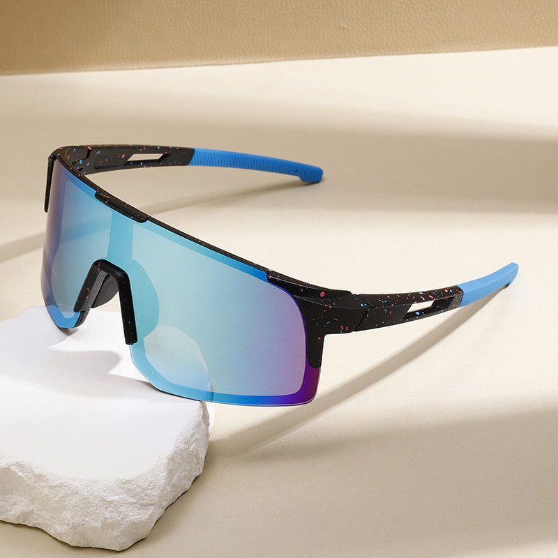 Unisex nan sportliche Wraparound Sonnenbrille mit polarisierten Gläsern, hohem UV-Schutz und rutschfestem Nasenpad Brehn