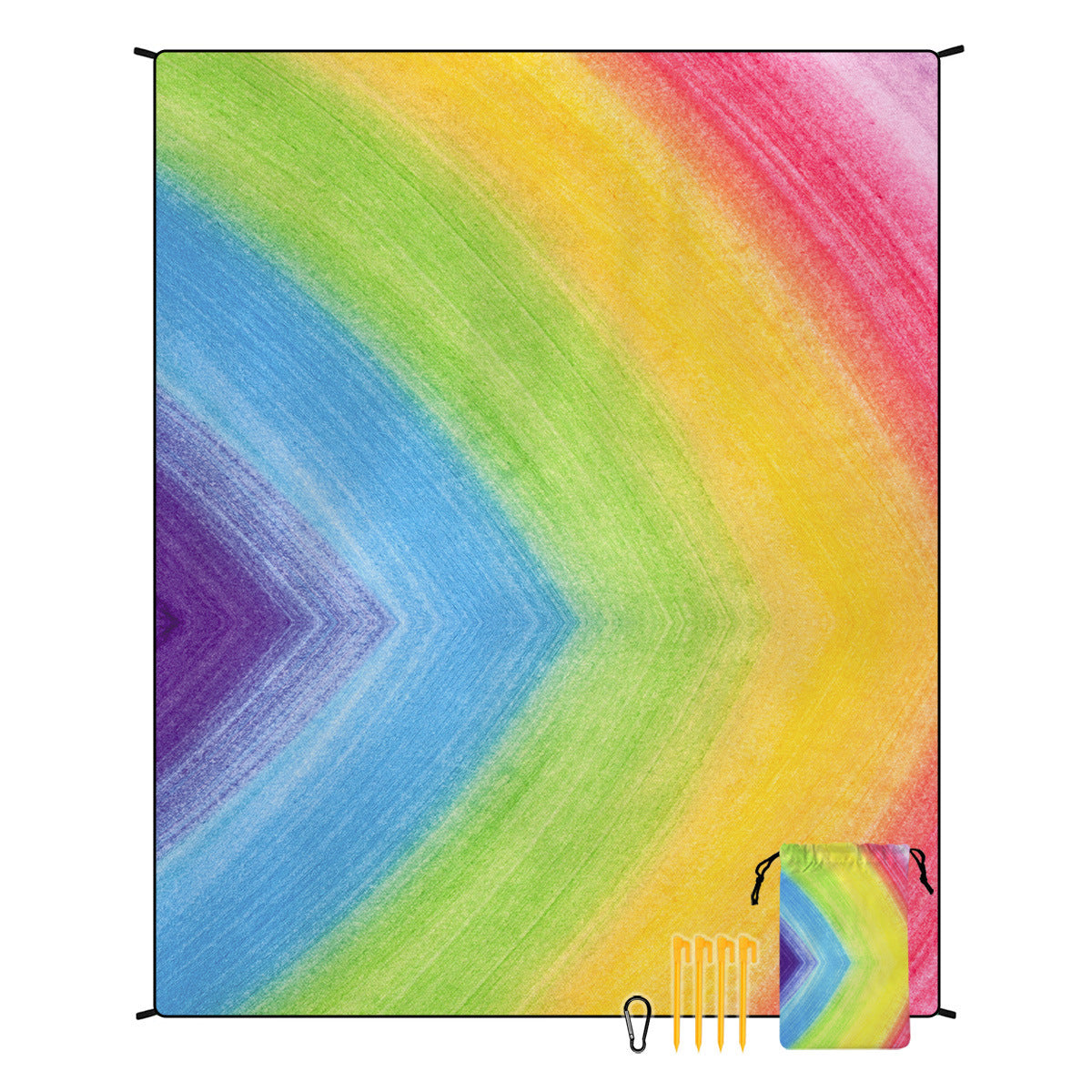 Geometrisches Druck-Wandteppich Brehn