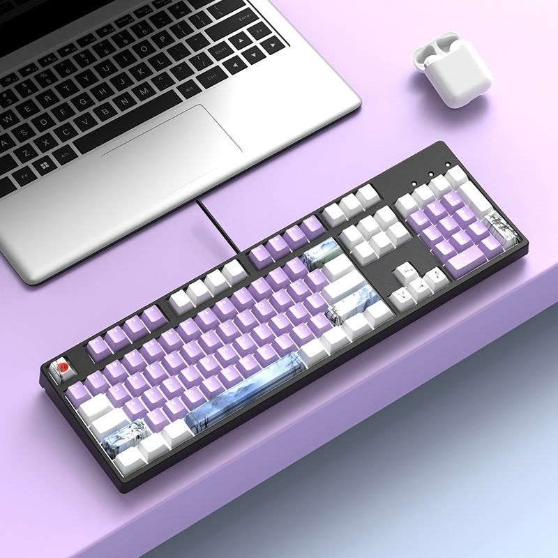 Verdrahtete ergonomische mechanische Tastatur Brehn