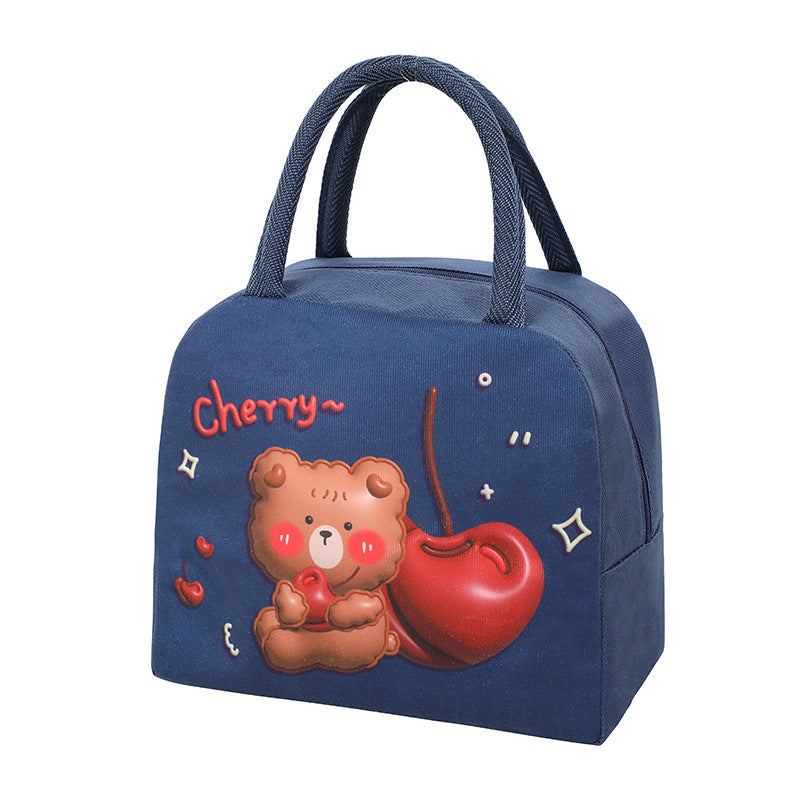 Isolierte Cartoon Lunch Tasche Brehn