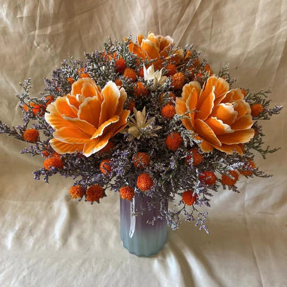 Natürlicher getrockneter Blumenstrauß