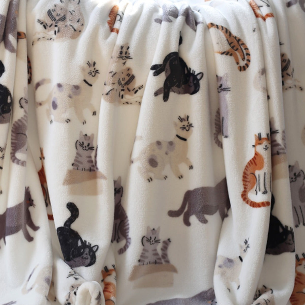 Gemütliche Einhorn-Design Fleece Hoodie Decke