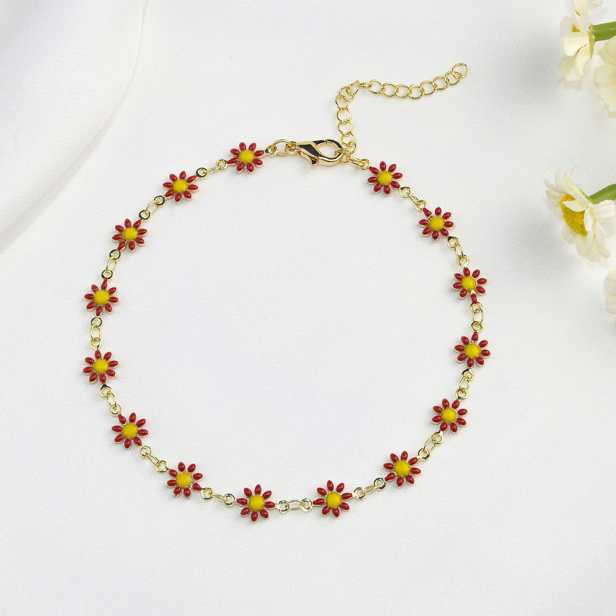 Buntes Floral Kettenarmband Brehn