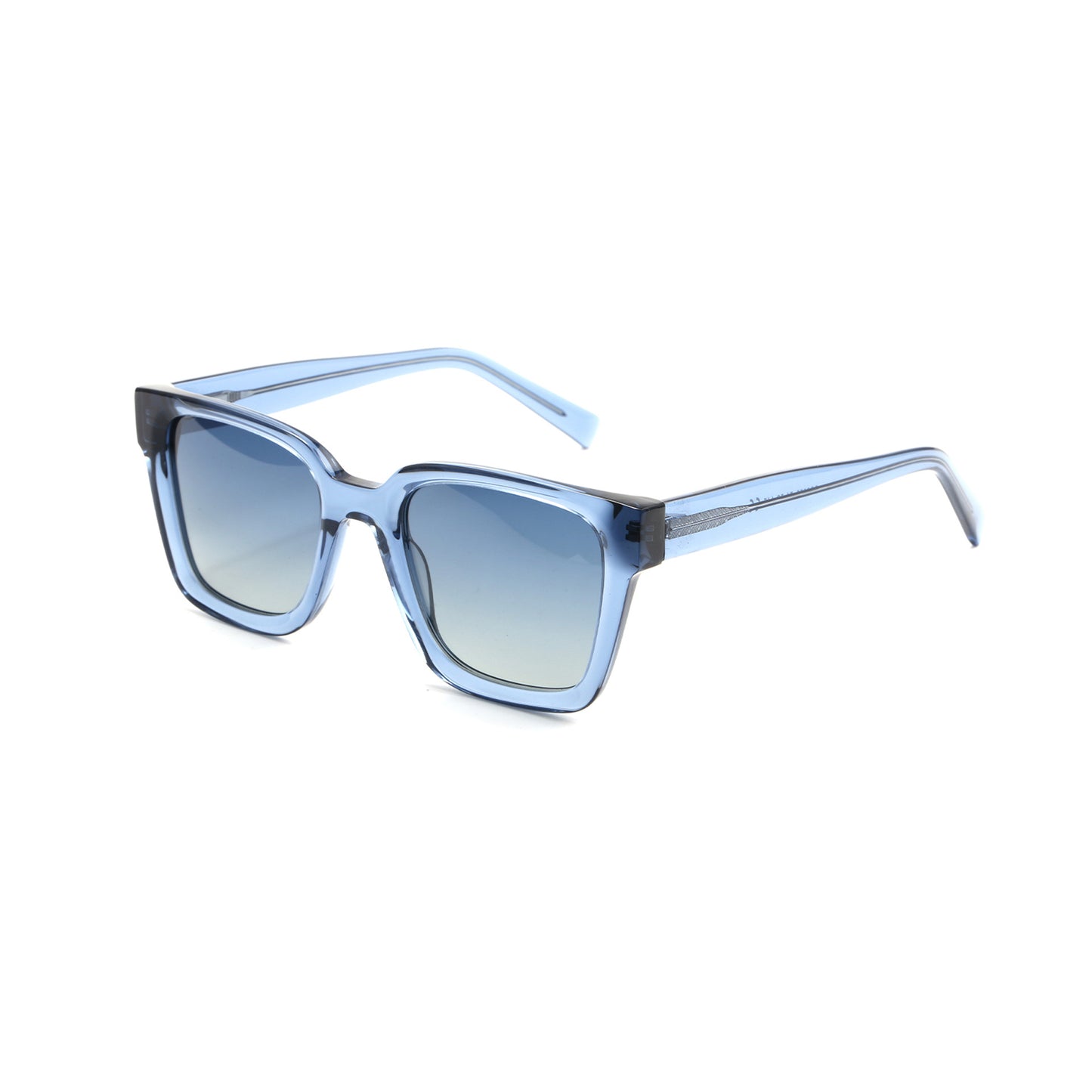 Damen zeitgenössische Sonnenbrille mit abgerundeten Ecken und UV-Schutz Brehn