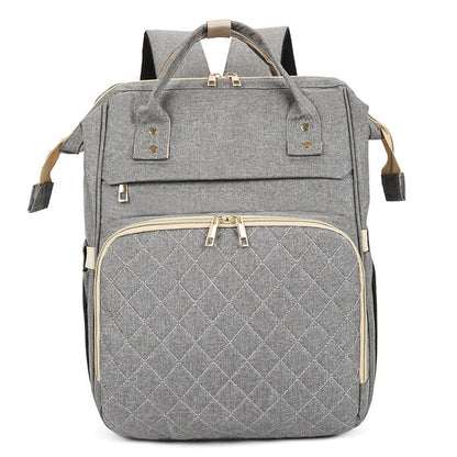 Multi-Funktionaler Gep quilteter Reise-Rucksack Brehn