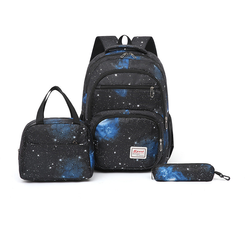 Galaxy-Muster Schulrucksack Set Brehn