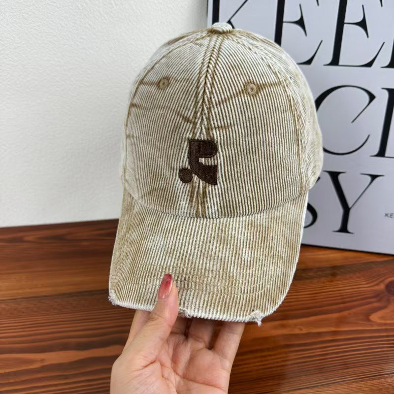Damen Samt-texturiertes Baseballcap Brehn