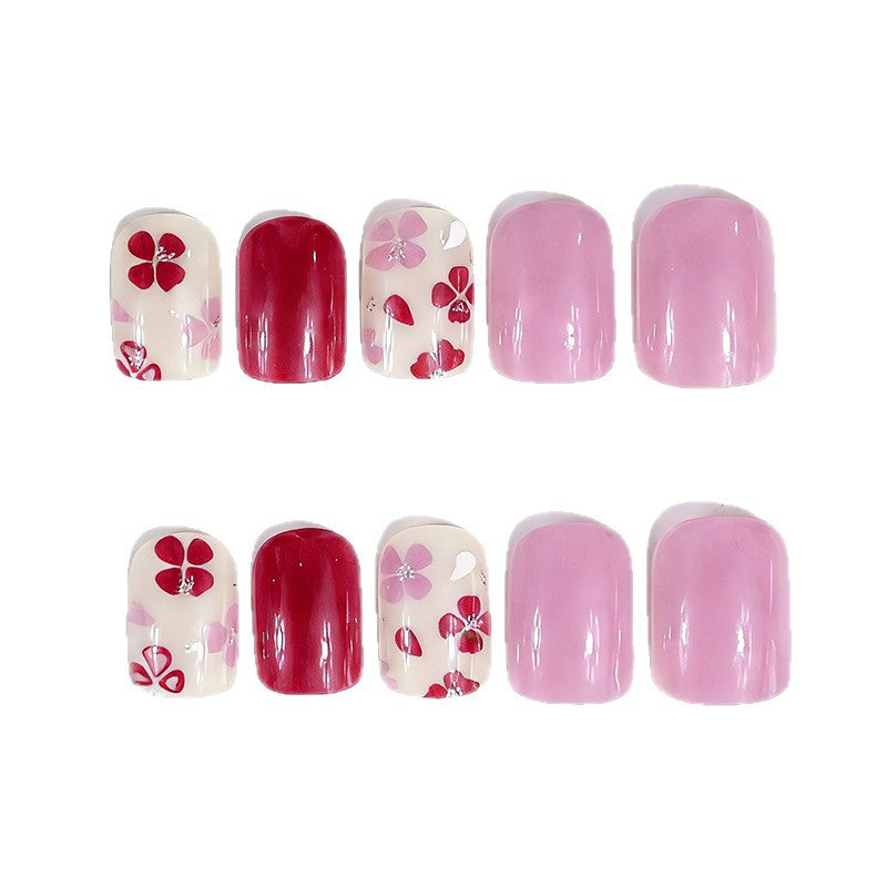 Florale dekorative Gel-Nagelerweiterungen Brehn